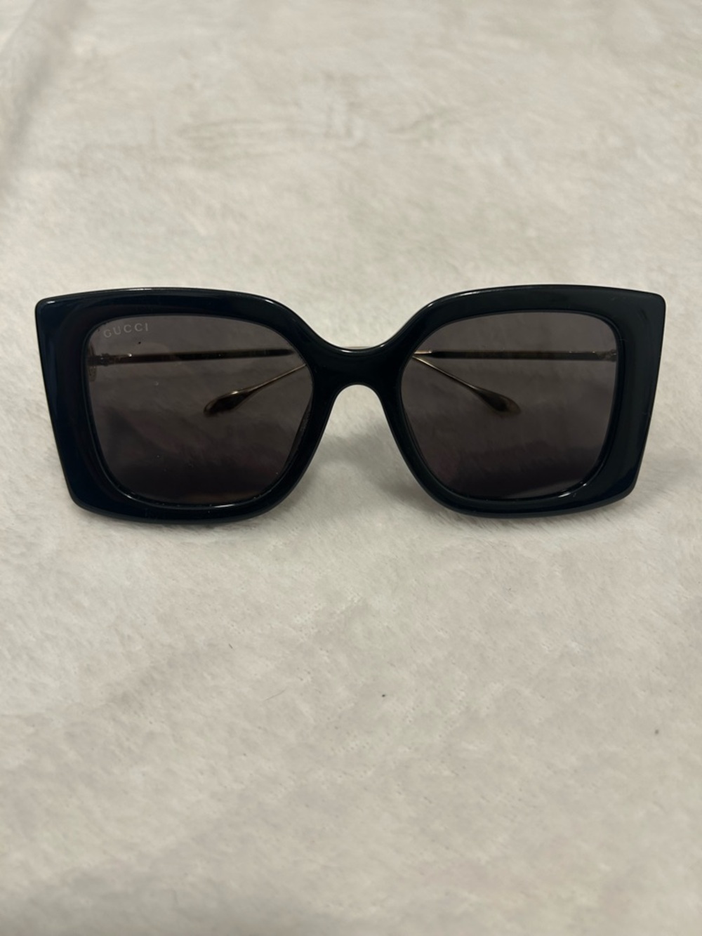 Gucci Black Oversized Square Sunglasses